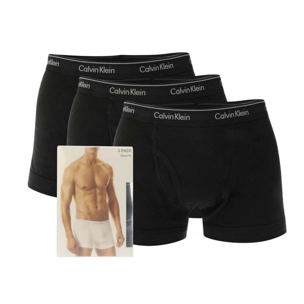 Calvin Klein Mens Low Rise Boxer Shorts (Pack of 3) / Black - Picture 4 of 4